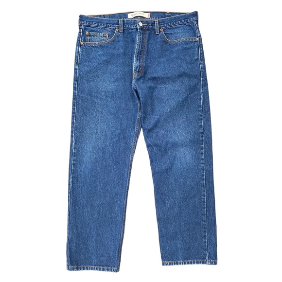 Levi's Other - Levis 505 Denim Jeans 40 x 29 Dark Wash Blue Normcore 2004 Y2K Straight Leg